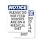 Signmission Please Do Not Feed Horses Are, 10 in W x Rectangle, Plastic OS-2PACK-NS-P-1014-V-17377 - alternate 1
